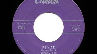 1958 HITS ARCHIVE: Fever - Peggy Lee