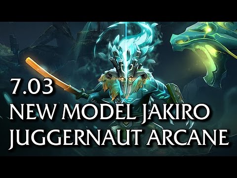 7.03 Dota 2. Arcana Juggernaut + New model Jakiro