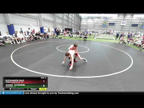 88 Lbs Placement Matches (8 Team) - Alexander Diaz, Pennsylvania Blue Vs Daniel Goodwin, Colorado