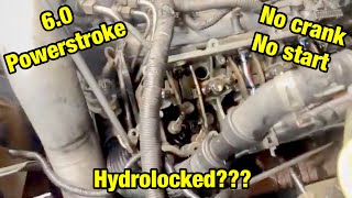 6.0 Powerstroke hydrolocked/stuck injector