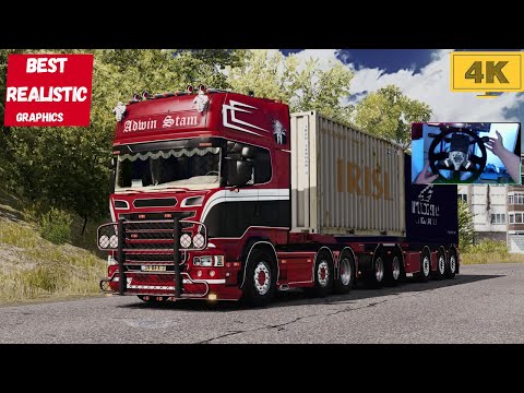Scania R520 V8 ETS2 Realistic Driving on Promods Edirne-Burgas