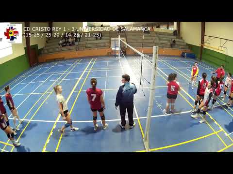 2DF de Voleibol de Castilla y Leon: CD Cristo Rey 1 - 3 Universidad de Salamanca 25/2/2018
