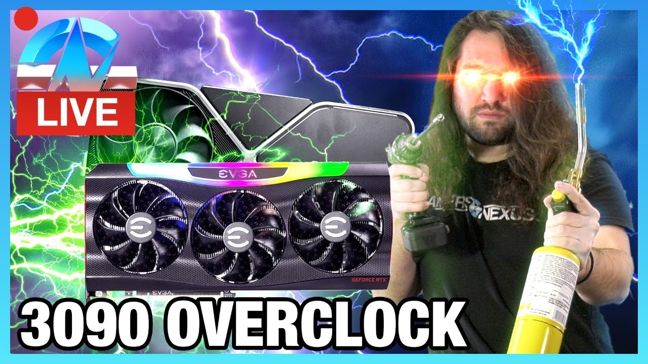 LIVE: RTX 3090 Overclocking (Air & Liquid Nitrogen)