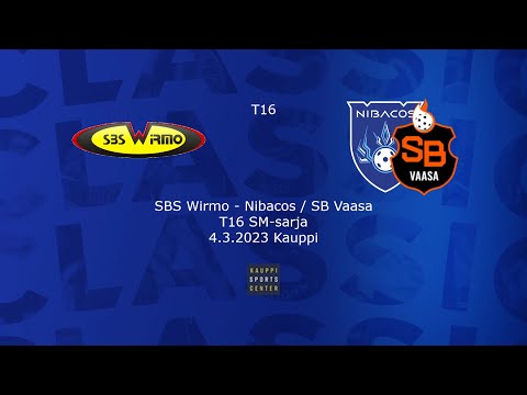 SBS Wirmo - Nibacos/SB Vaasa T16 SM-sarja 4.3.2023