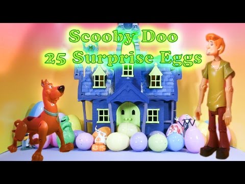 The Scooby Doo Mystery Surprise Eggs Opened by The Assistant