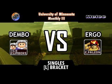 UoM-M3: Melee Singles [L] Bracket - Dembo (Ice Climbers) vs. Ergo (Captain Falcon)