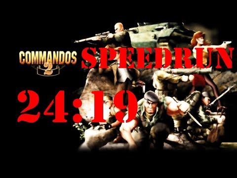 Commandos 2: Men of Courage Speedrun | Any% Normal | 24:19 (22:32 IGT) [WORLD RECORD]