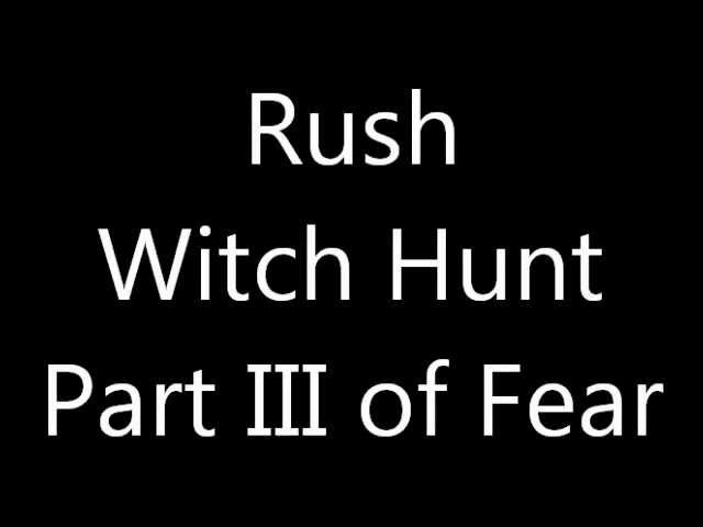 Rush - Witch Hunt (Part 3 Of Fear) (RB2) (Remix Stems)