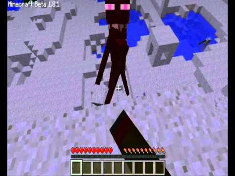 Minecraft:dimostrazione del fatto che gli enderman non sono poi così forti.