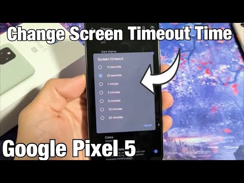 Pixel 5: How to Change Screen Timeout Time Before Phone Sleeps/Locks