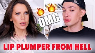 MOST PAINFUL LIP PLUMPER EVER ... OMG!!!