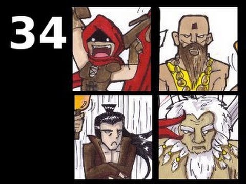 Diablo III - Four Player Co-Op Part 34 - Who Needs A Side Kick When You Have A Head In A Bag?(Act 2)