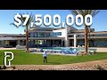 Inside A 7 5 Million Dollar Lake Las Vegas Modern Mansion