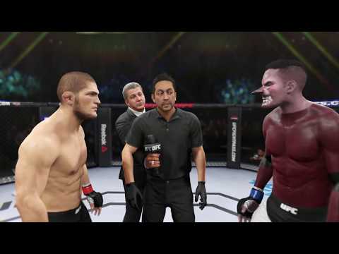 Khabib vs. Foxy (EA Sports UFC 2) - Champion Fight ☝️🦅