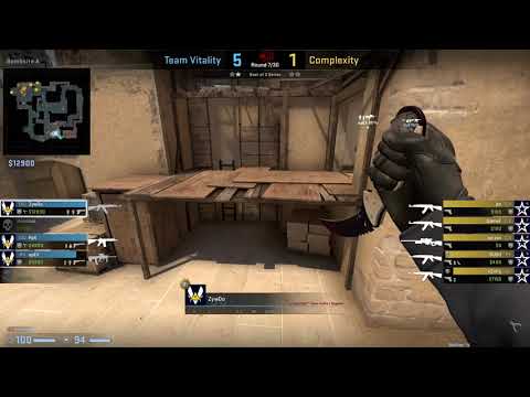 CS:GO POV Demo Vitality ZywOo (23/9) vs Complexity (de_mirage)
