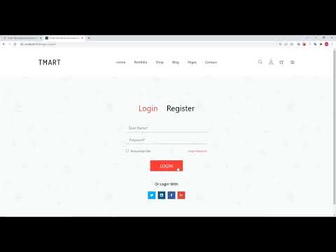 Login register page | Reactjs | Part 6