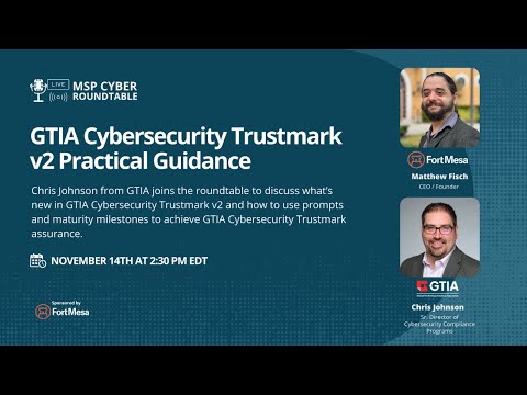 GTIA Cybersecurity Trustmark v2 Practical Guidance