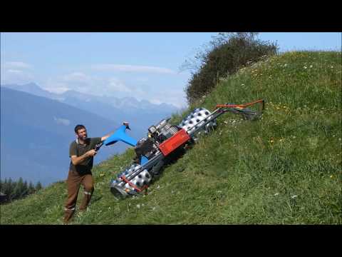 Heuernte in den Bergen Südtirols