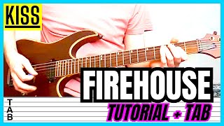 Kiss - Firehouse (Guitar Cover) Lesson | Tab | Tutorial