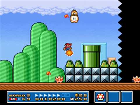 SMB3 for Super Mario All-Stars Custom Level #14 - World 3-6