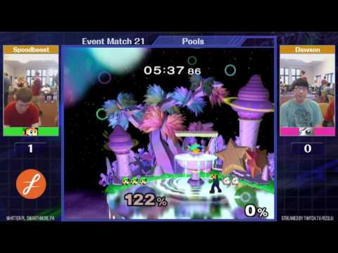 Event Match 21: Spoodbeest (Luigi) vs Dawson (Puff) - Pools