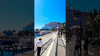 Docked and Ready! MSC World America’s Grand Arrival @msccruisesofficial #travel #msccruises