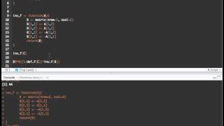 R 프로그램28_행렬 matrix determinant, 역행렬 inverse 1
