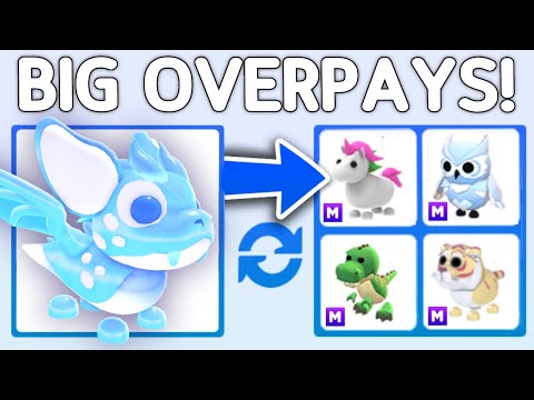 Trading DUSK DRAGONS In Adopt Me! Christmas Update