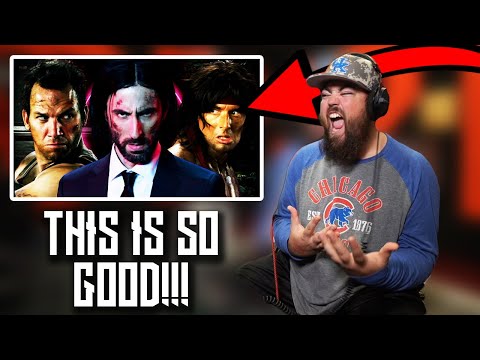 RAPPER REACTS to Epic Rap Battles of History - John Wick vs John Rambo vs John McClane