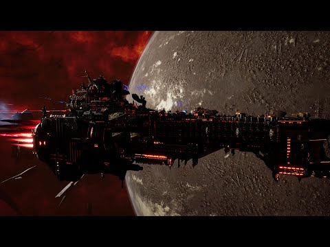 Skalgrim Mod - Adeptus Mechanicus vs Chaos - Massive Battle - Battlefleet Gothic Armada 2