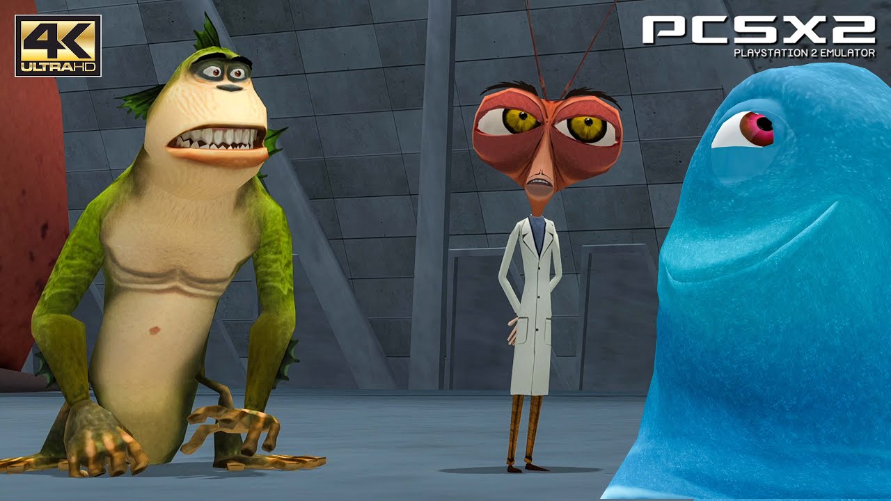 Monsters vs. Aliens - PS2 Gameplay 4k 2160p / 60 FPS / HD Textures (PCSX2)