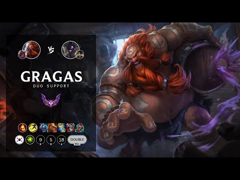 Gragas Support vs Alistar - KR Master Patch 12.6