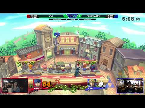 OVA 8 - Lavi (Marth) Vs. Deibu (Link) - Pools - Singles