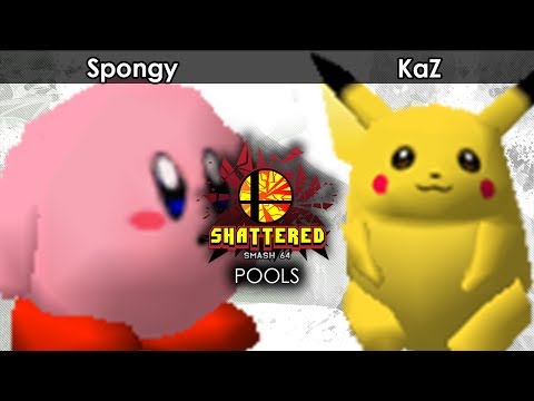 Smash 64: Spongy (Kirby) V FN | KaZ (Pikachu) - Shattered 83 Tournament SSB64