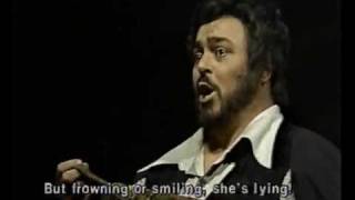 Luciano Pavarotti - La donna e mobile - Live 1981