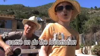 The Locomotion (Little Eva/Kylie Minogue) easy chords strum guitar cover lesson with chords &amp; lyrics