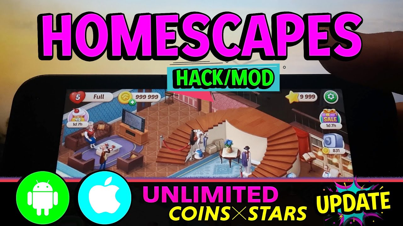 Homescapes Hack - How To Get Unlimited Coins & Stars Mod [iOS/Android]