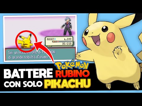 Can you beat Pokémon Ruby with Pikachu without items? - Pokémon Challenge