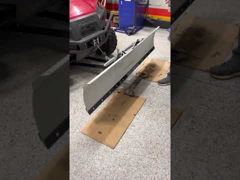 Features of the Kolpin UTV Switchblade Snow Plow on a Ranger 900