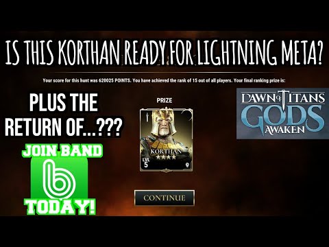 Dawn of Titans- Is My Korthan ready for Lightning Meta?- The Return of...??