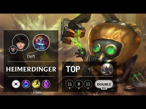 Heimerdinger Top vs Pantheon - KR Challenger Patch 9.23