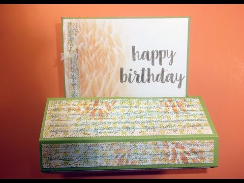 Slide and Stand Card w IO Background Technique & Wendy Vecchi Inks