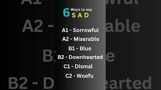 6 ways to say sad