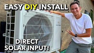 EG4 Hybrid SOLAR Mini Split DIY Install (Pre-Charged) | Direct PV Input For Maximum Efficiency!