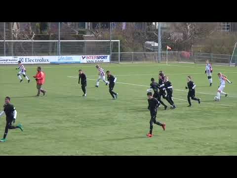 Nieuwland ASC JO13-2 - ASC Waterwijk JO13-2 (17 maart 2018)