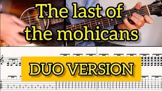 Ben-T-Zik/THE LAST OF THE MOHICANS/Guitar duo tutorial #14/SCORE&TAB
