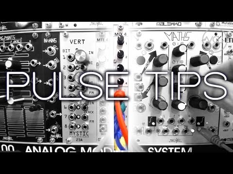 Malekko Mix 4 As A Eurorack CV Mixer - Pulse Tips
