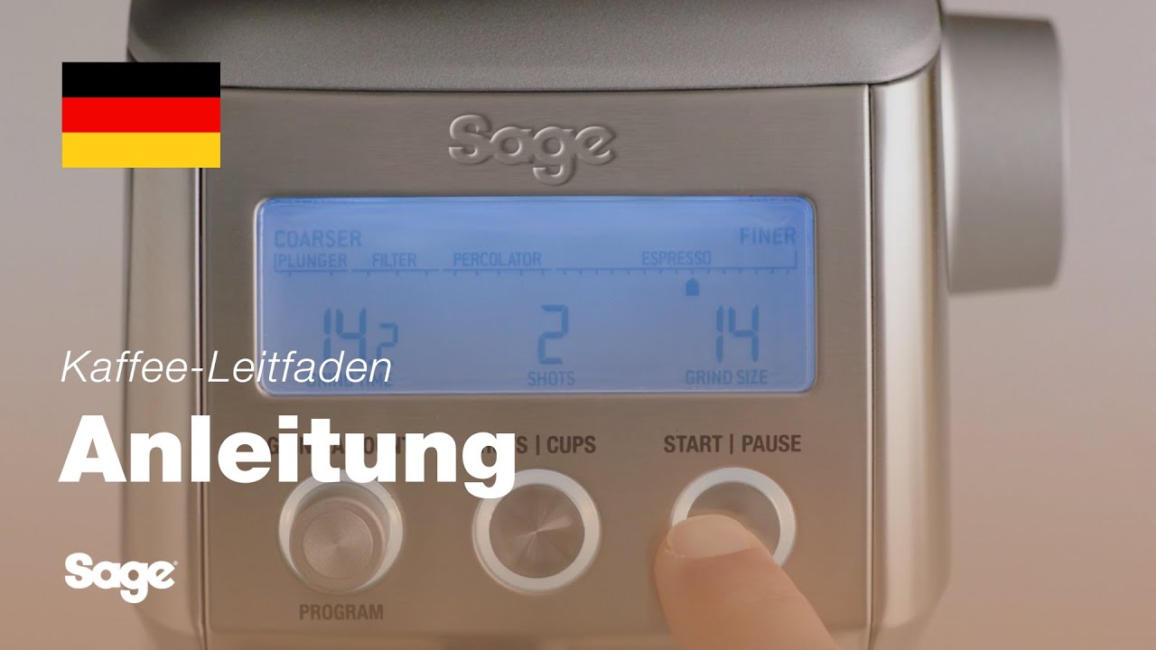Tutorial für Breville-Kaffee - Verwendung des Smart Grinder™ Pro