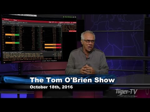 Daily Stock Market Recap by Tom O'Brien October 18th