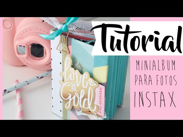Vídeo relacionado con Instax - Mini álbum de fotos con 52 bolsillos para fotos de 2 x 3, álbum de fotos de bolsillo pequeño, soporte para tarjetas fotográficas, álbum de fotos instantáneo portátil con patrón de corazón